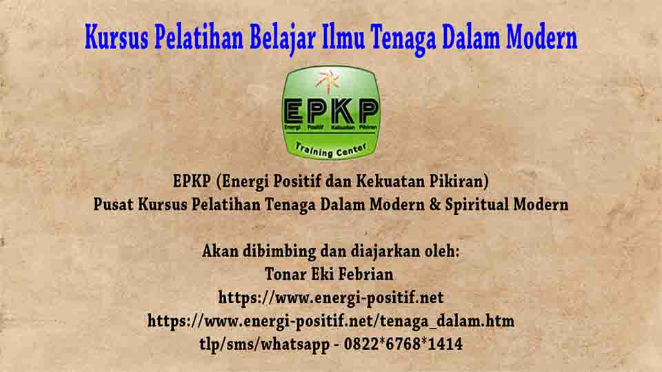 kursus pelatihan belajar ilmu tenaga dalam modern