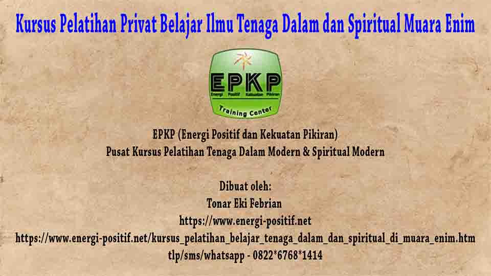 Belajar Tenaga Dalam dan Spiritual Muara Enim