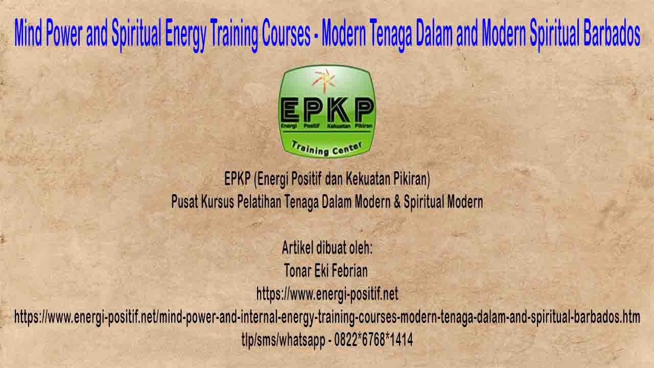 Learning mind power, internal energy and spiritual in Barbados