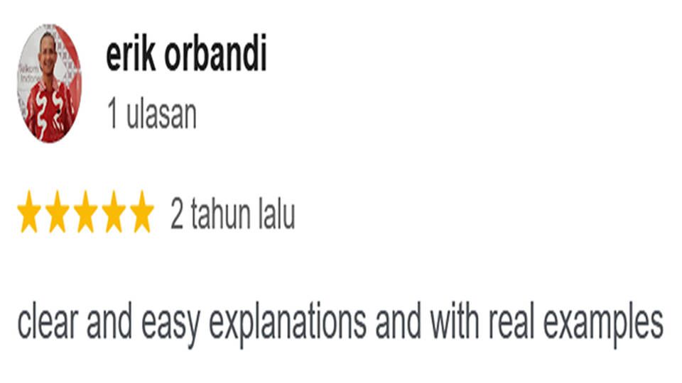 Review bintang 5 dari Erik Orbandi untuk Kursus Ilmu Tenaga Dalam Modern dan Spiritual Modern di Jakarta Timur